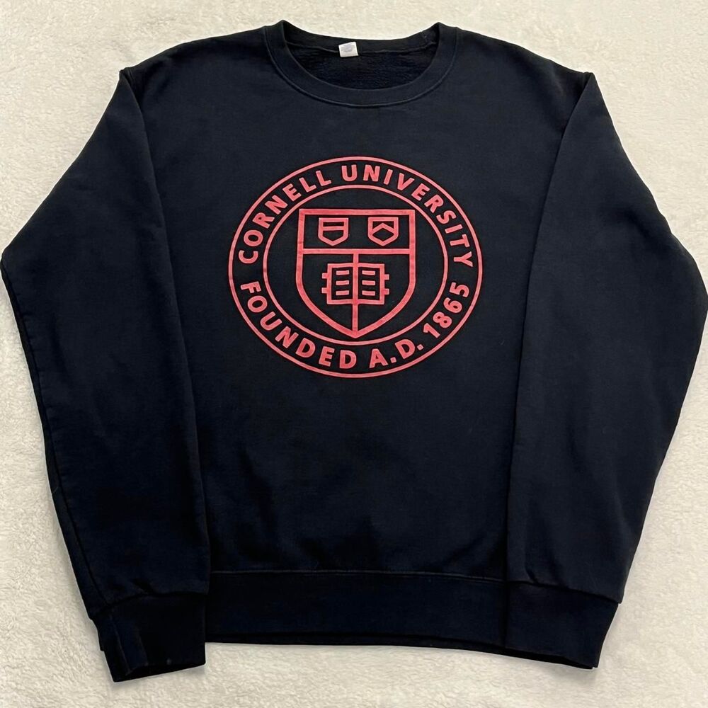 Unbranded Women's Black and Navy Sweatshirt